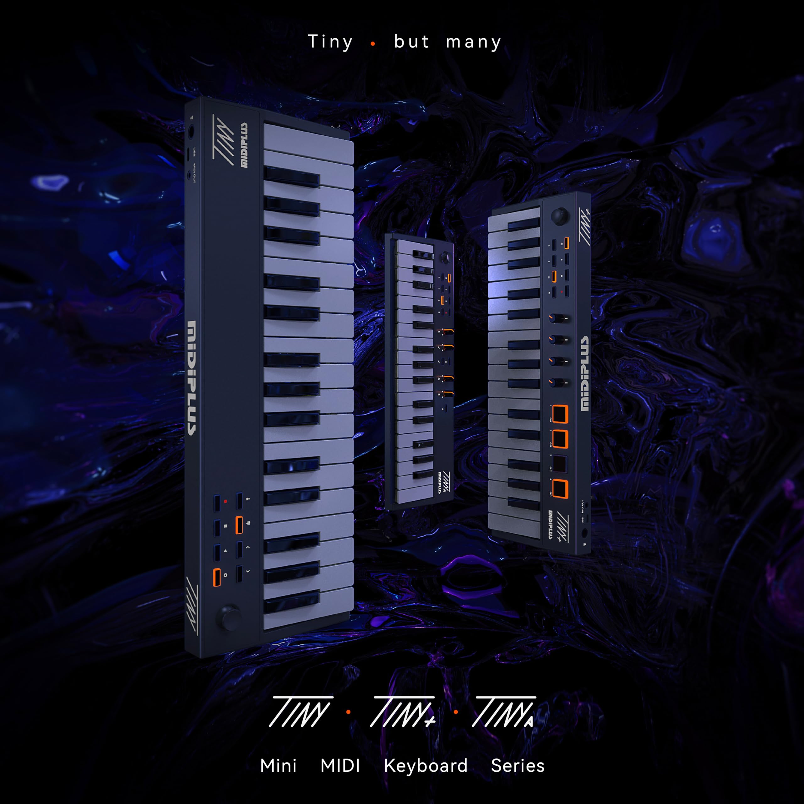 Amazon | MIDIPLUS TINY+ MIDIキーボードコントローラ | MIDI